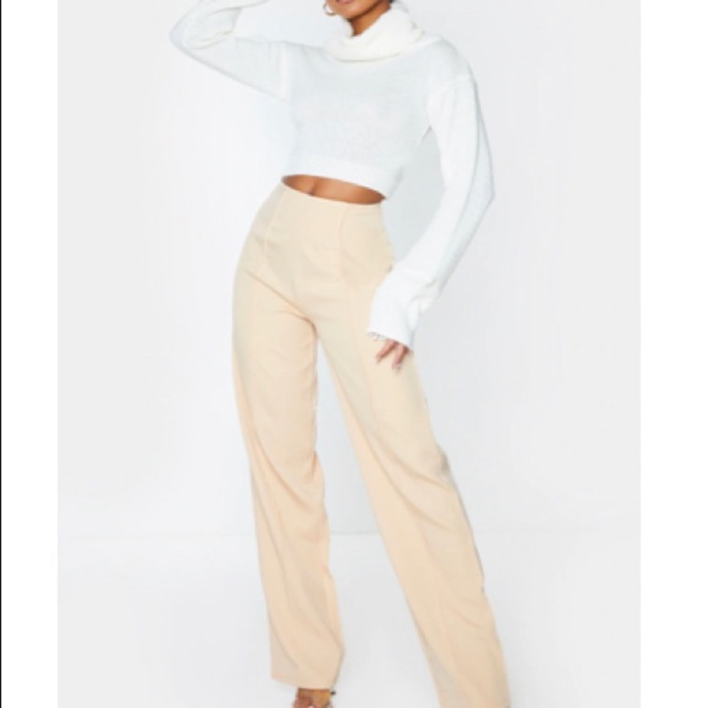 Cream colored Wide leg pants!